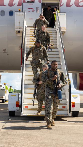 美2500名陸戰隊第14次輪調駐澳