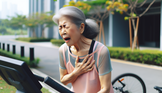 6旬婦運動後肺栓塞氣喘險休克 醫警示3類人要注意