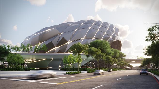 新北大巨蛋容量预计达5万人，堪比目前最大的东京巨蛋达5万人容量。（新北市政府提供）