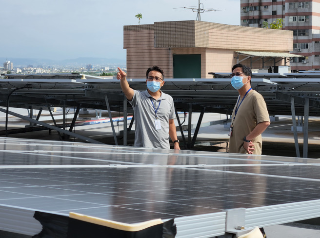 台中市政府已规划23处市场设置太阳能屋顶。图/台中市政府提供