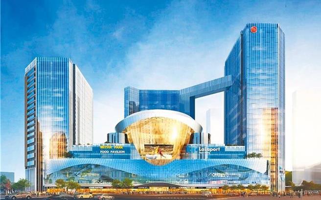南港LaLaport确定20日开幕营运。（三井提供／朱世凯台北传真）