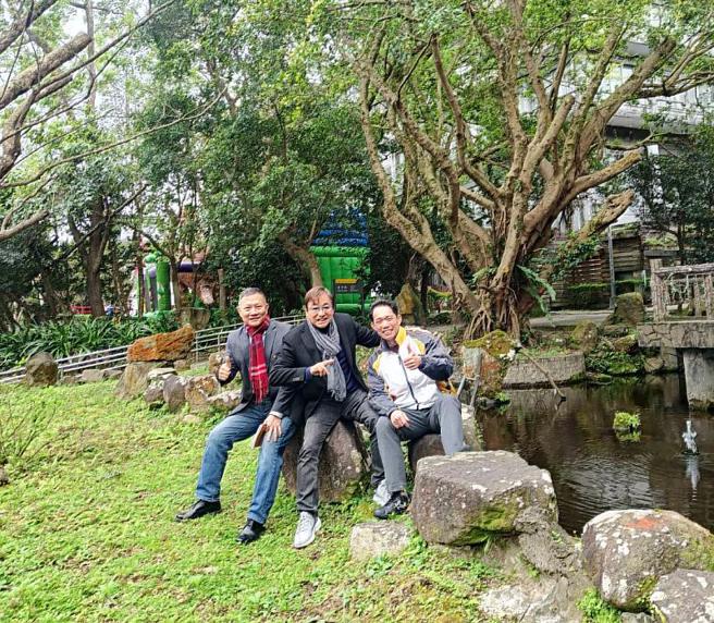 李涛对文大百花池印象很深。(照片/文化大学提供)