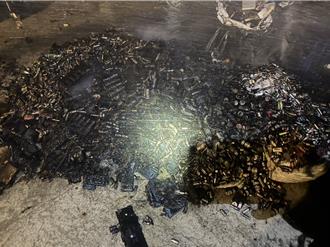 桃園八德火災 資收場廢電池起火