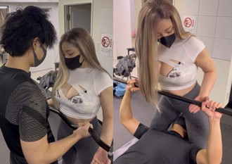 遭檢舉！日K乳女健身教練「哭哭」 網友直呼：來不及上車