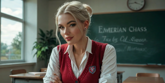 美女老師發裸照誘惑學生 逼少年戴面具集體淫亂