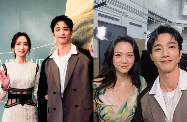 刘以豪参加「AFA亚洲电影大奖」，和柯佳嬿、汤唯合照。（图／翻摄自刘以豪 Jasper脸书）