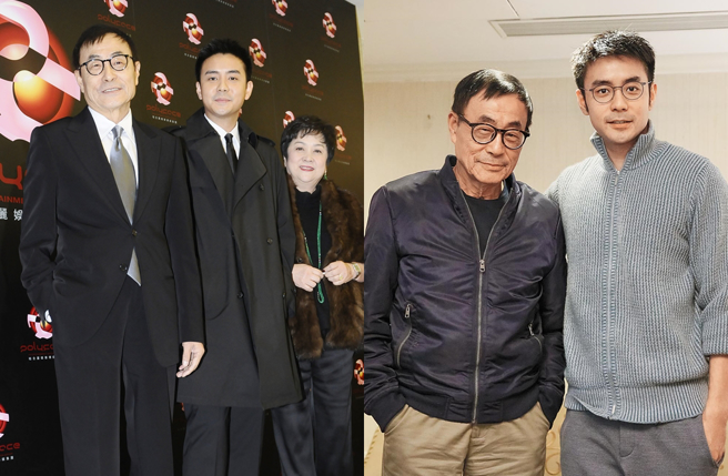 刘家昌、甄珍、章立衡一家三口同框照片成追忆。（图／中时资料照）