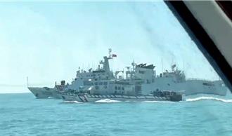 陆海警24小时内两度袭扰金门海域  海巡全天候监控驱离