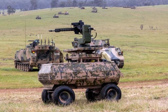 GUS的优异性能有望进一步强化澳军情监侦能量。图为搭载遥控武器站的GUS。（取自Outlook Industries公司网站）