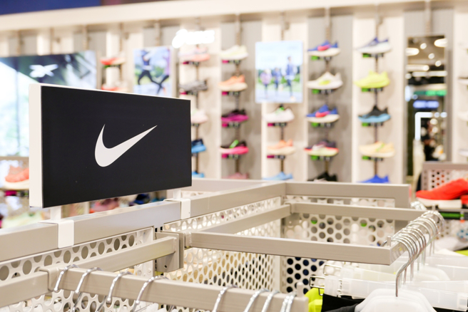Nike本季财测不如预期，盘后股价暴跌近5%。（示意图/达志影像/shutterstock）
