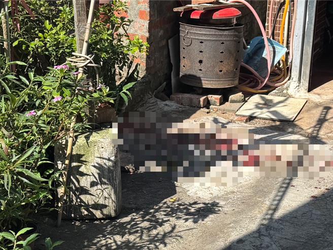 46歲陳姓男子20日晚間8點半酒後跑到友人遊園南路某住處叫囂，遭屋主另名48歲周姓友人持刀砍傷倒臥路邊，送醫仍不治。（潘虹恩攝）