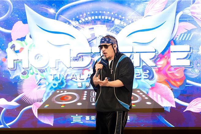 葛西瓦下月19日将登上在臺东举办的电音派对演出。（臺东县政府提供）