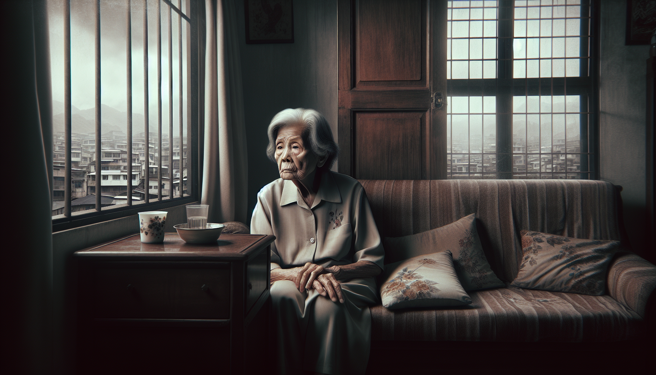 女儿讨钱未果就失联，徒有形式无实质亲情维繫！她怒斩45年亲情，终止收养关系获准。（示意图、与本案无关／AI生成）