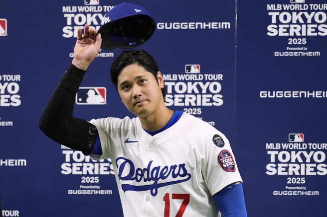 道奇日籍巨星大谷翔平帶動東京開幕賽熱潮。（圖／美聯社）