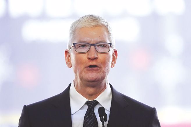 蘋果執行長庫克。圖／美聯社