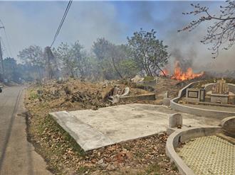 彰縣1天19起墓地雜草火災 環保局推捐款代替燒紙錢