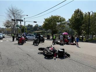 台3线大湖农工前重大事故！ 两机车撞击1人死亡