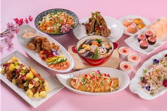 飯店推春天料理 櫻花入菜添浪漫