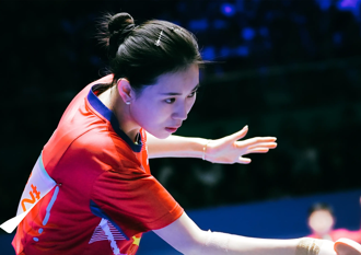 桌球》又美又能打！陸桌壇第一美女王添藝超高人氣奪連勝