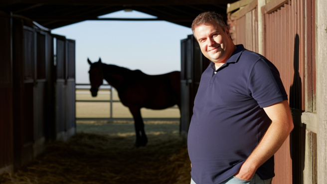 英噁男预谋性侵母马得逞。（示意图、与本案无关／AI生成）