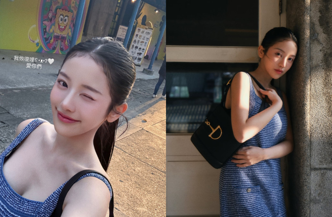 蔡瑞雪向粉丝们报平安，透露心情恢復了。（图／IG@蔡瑞雪）