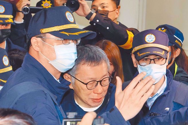 民眾党前主席柯文哲（图）在法庭内对检察官怒吼「不要脸」。（中时资料照片）