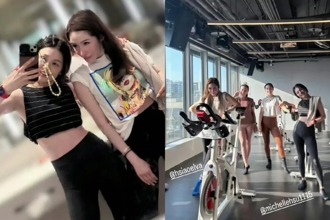 萧亚轩术后状态曝光！ 健身房狂踩单车粉丝惊喜