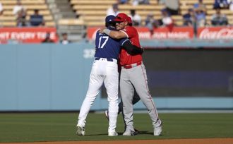 MLB》最强双人组重逢！大谷与卓奥特相拥 日球迷留言祝福