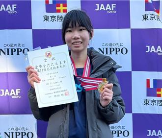 桃園家扶競走少女走出陰霾 勇闖日本奪金還破大會紀錄