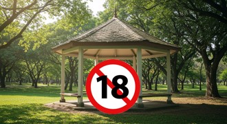 大白天公園涼亭驚見2人重疊 女子竟規律「上下晃動」