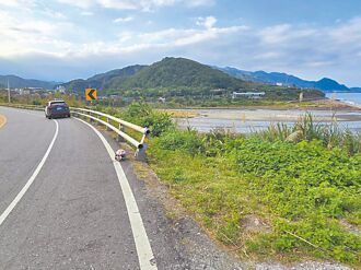 花蓮 彎道自撞跌落3米 重機騎士亡