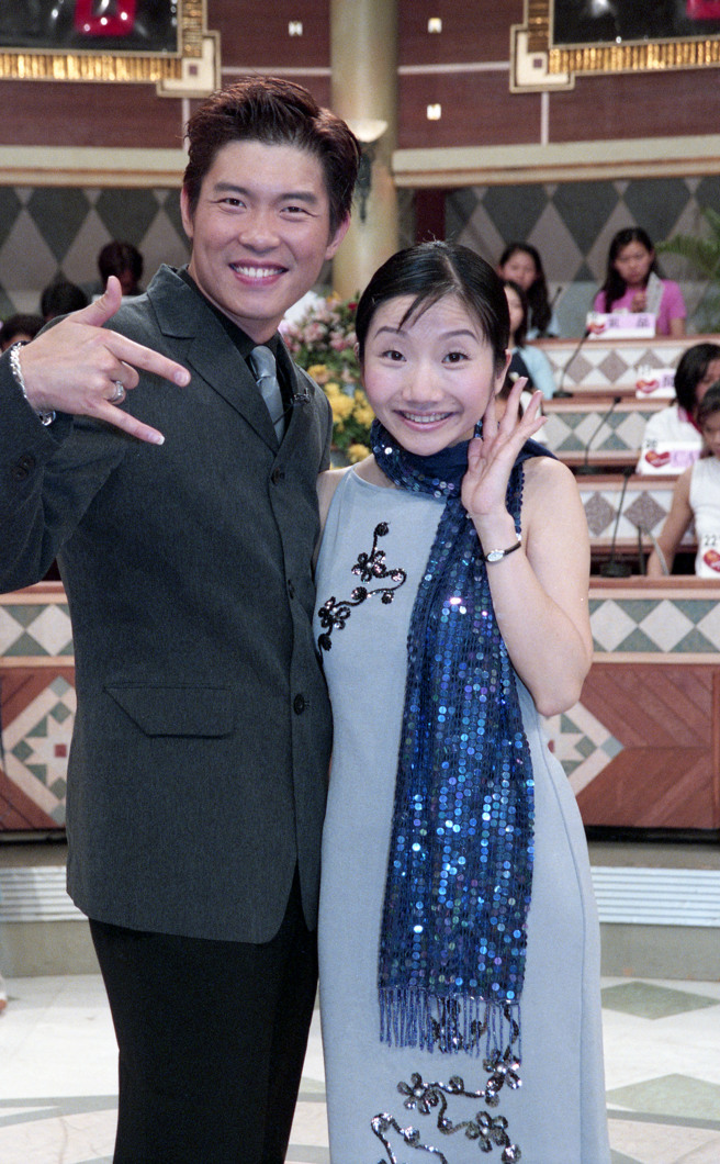 曾国城和陶晶莹曾一起主持节目「恋爱讲义」。（图／中时资料照）