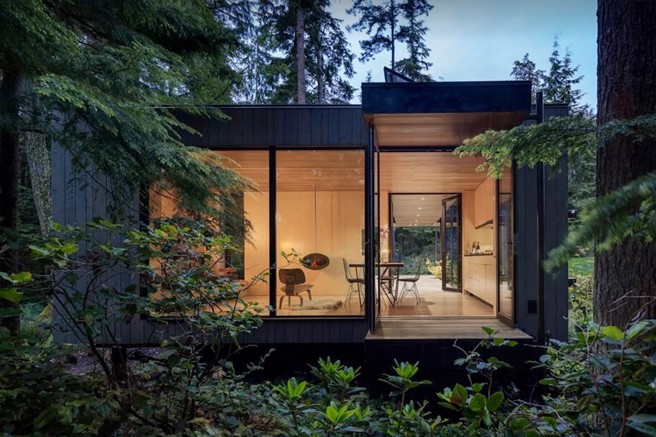 「Whidbey Puzzle Prefab」是一種創新的永續模組住宅。（圖片來源/ Andrew Pogue）