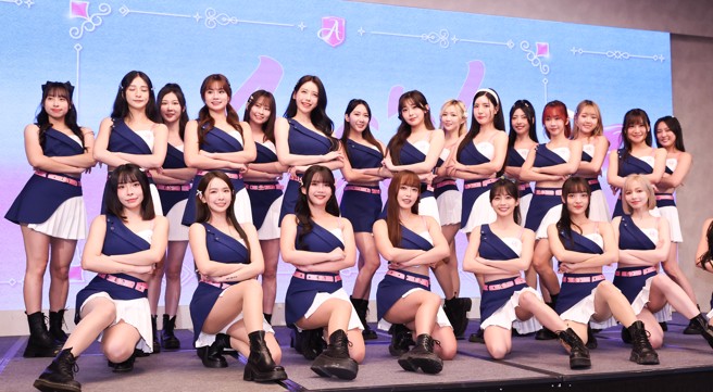 Fubon Angels全员到齐，正式迎接新球季到来。（图／陈俊吉摄）