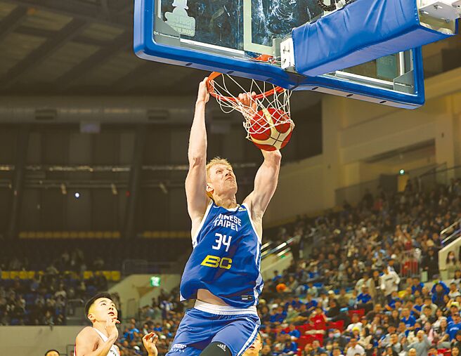 效力TPBL福爾摩沙夢想家的高柏鎧，是中華男籃隊目前的歸化球員。（中華籃協提供）