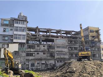 清水「爛尾樓」完成清除坍陷物　市府邀3大技師公會會勘