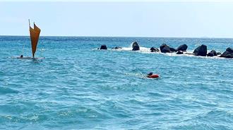 長濱風帆訓練返航翻覆 5人落海驚險獲救