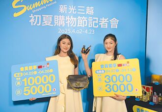 新光三越初夏購物節 4／2開跑
