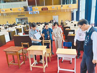 樣品不符規定 汰換課桌椅延期