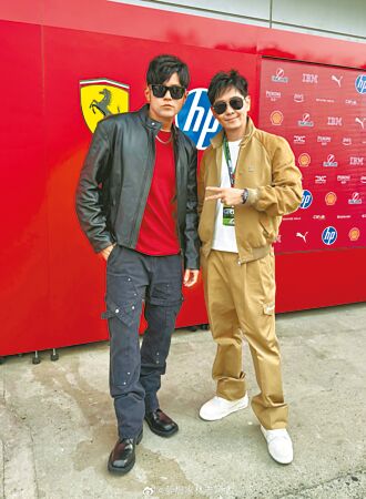 周董F1巧遇林志颖 掀满满回忆杀