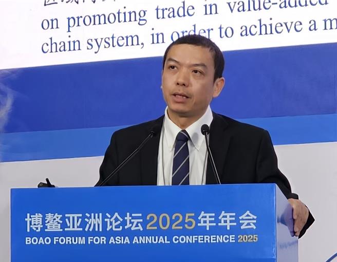 中国（海南）改革发展研究院副院长、RCEP研究院副院长匡贤明。（蓝孝威摄）