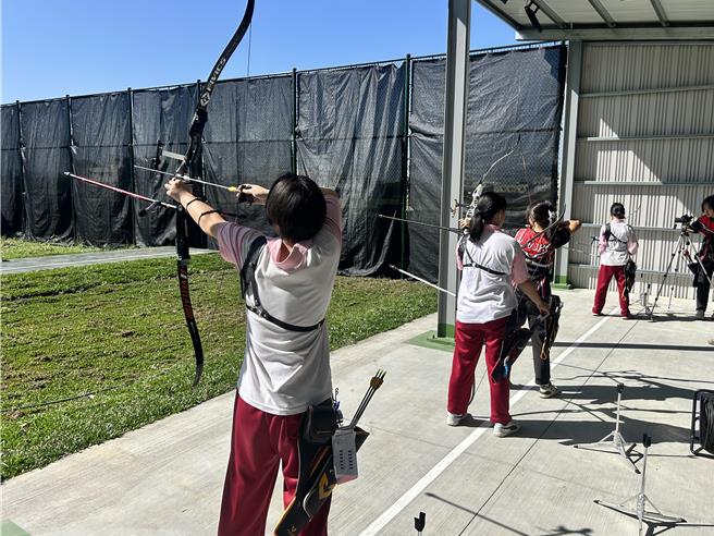 林内国中辟设云林县首座标准射箭练习场，今（25日）启用。（图／林内国中）