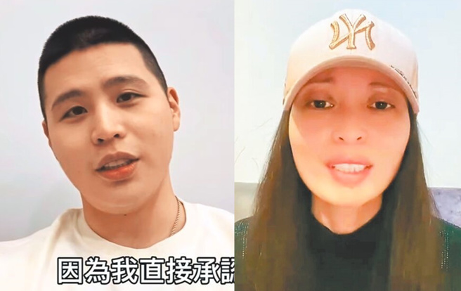 閩南狼(左)曾唱「你到底打不打」，亞亞(右)質疑究竟是誰鼓吹武統？（合成圖／取自閩南狼YT直播、亞亞在台灣抖音）