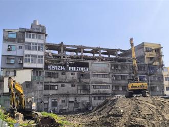 清水「爛尾樓」完成清除坍陷物　市府邀3大技師公會會勘