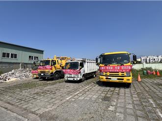 喊到記得為止！東勢、清水警分局打詐新招   垃圾車成「反詐宣傳車」