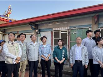視察楠西震災重建  卓榮泰：最快時間弭平災損