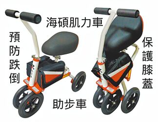 產品全方位、多角化經營 跨域研發 沿峰精密推肌力車試乘