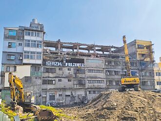 塌陷爛尾樓 中市府開罰60萬元