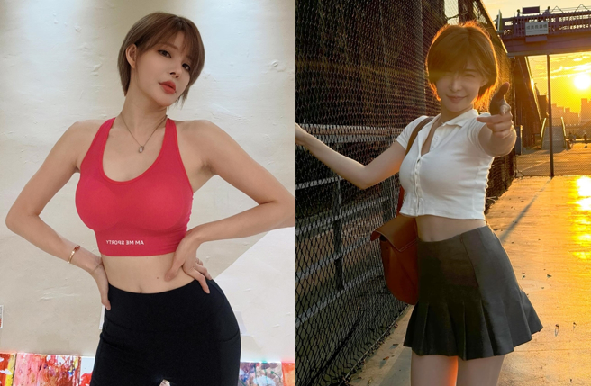 孟慶而的32D上圍吸睛。（圖／翻攝自孟慶而 Cheer臉書）