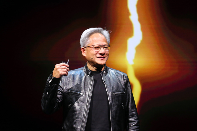 辉达执行长黄仁勋。(资料照片)